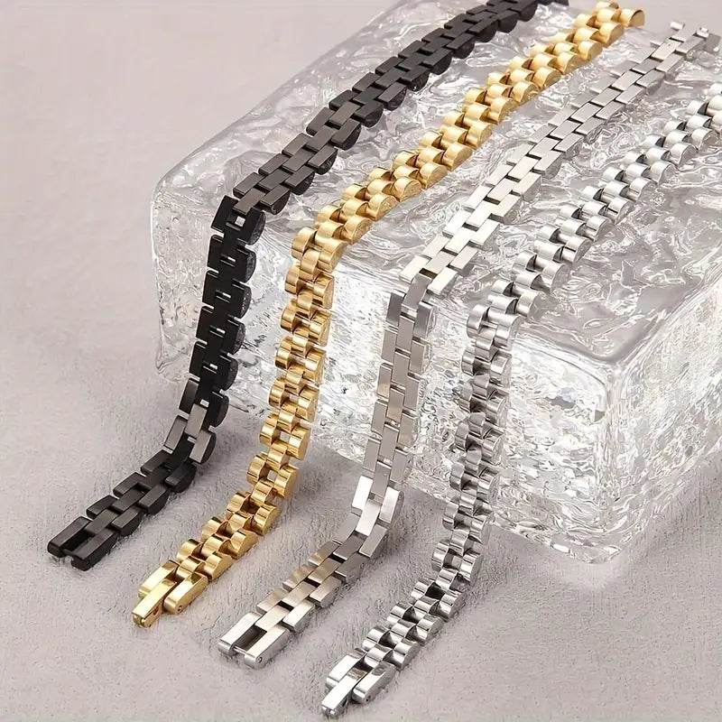 Elegant Stainless Steel Bracelet for Men and Women