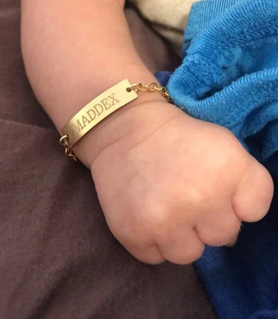 Personalized Name Baby Bracelet