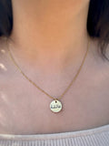 Coin Engraved Pendant – Personalized Necklace with Custom Engraving