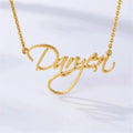 Handwritten Name Necklace – Script Font Perfection