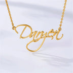 Handwritten Name Necklace – Script Font Perfection