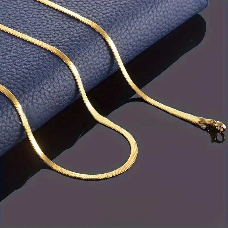 Stainless Steel Snack Chain Trendy Jewelry For Men, Women