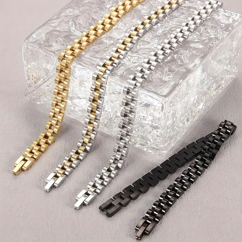 Elegant Stainless Steel Bracelet for Men and Women