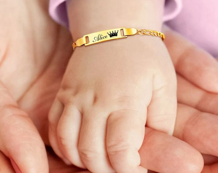 Custom Baby Name Bracelets – Personalized Gifts for Boys & Girls