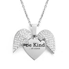Engrave Name Open Heart Neckless