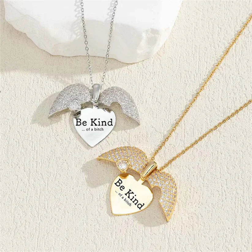 Engrave Name Open Heart Neckless