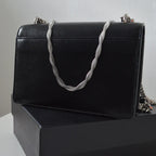 Silver Twist Snake Chain Necklace