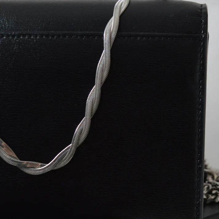 Silver Twist Snake Chain Necklace