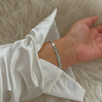 Silver Twist Chain Bracelet