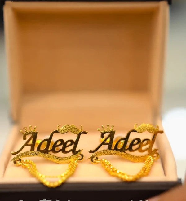 Name Cufflinks Customized Personalized