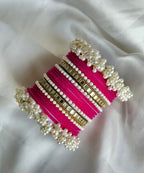 Bridal Pearl Bangle Set