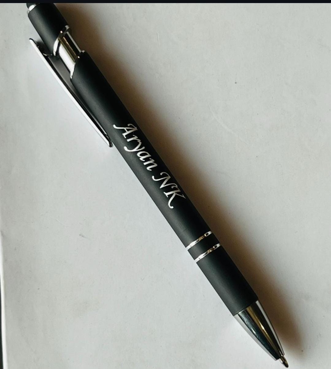 Customized your name engraving pen and keychain with best gift box packing