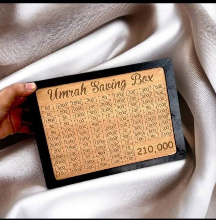 Umrah Saving Box – Save Rs. 210,000 for Your Spiritual Journey