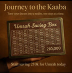 Umrah Saving Box – Save Rs. 210,000 for Your Spiritual Journey