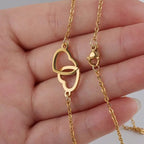 Double Heart Necklace