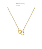 Double Heart Necklace