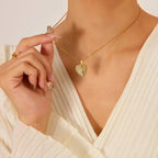 Personalized Heart Name Angel Wings Necklace