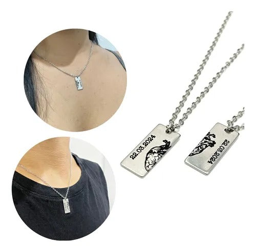 Couple Heart Neckles