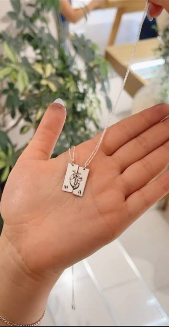 Couple Heart Neckles