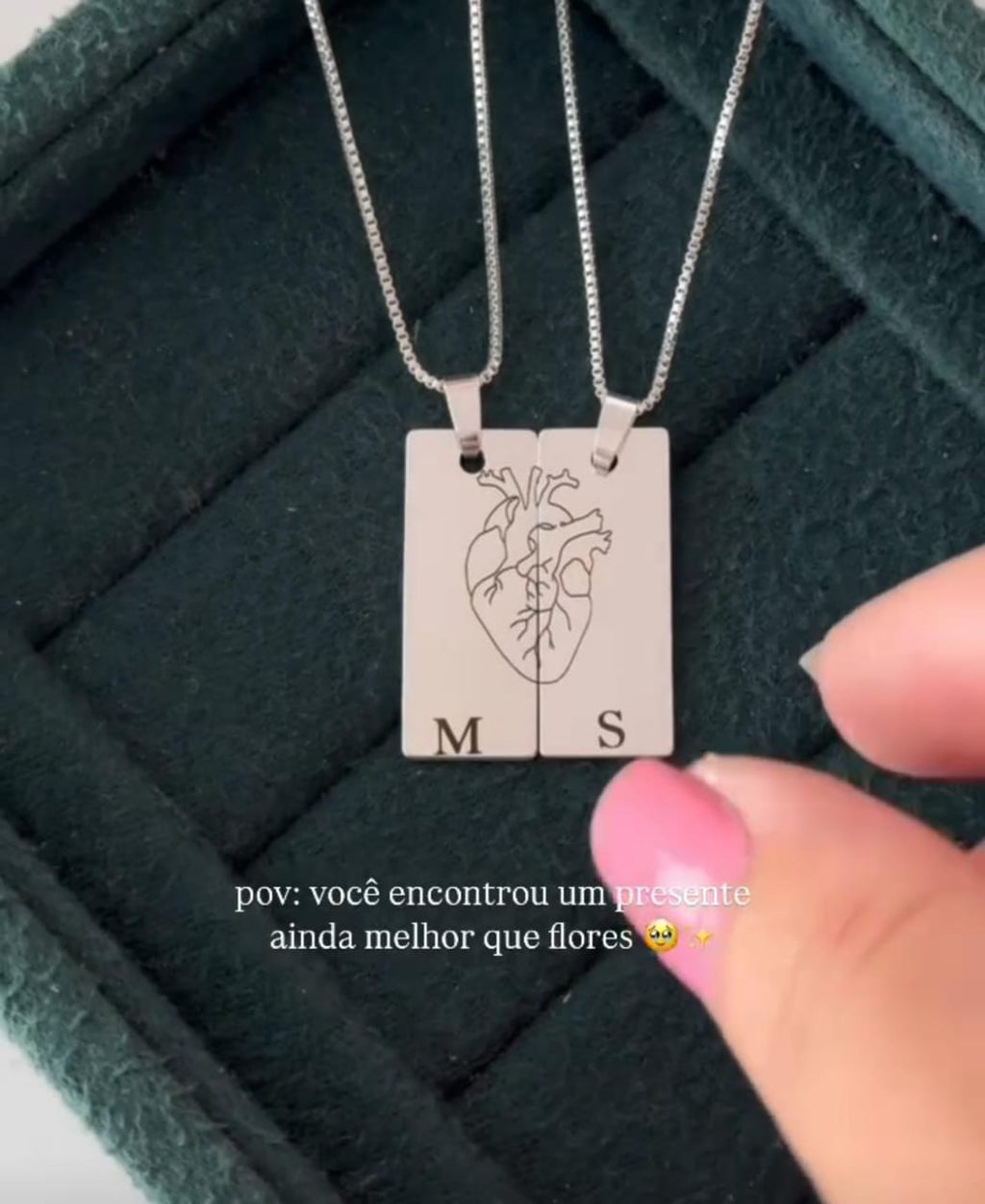 Couple Heart Neckles