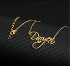 Handwritten Name Necklace – Script Font Perfection