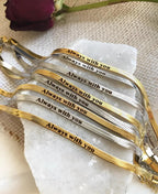 Engraved Couples Bracelet – Personalized For You & Your Love