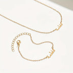 Customized Name Necklace And Bracelet