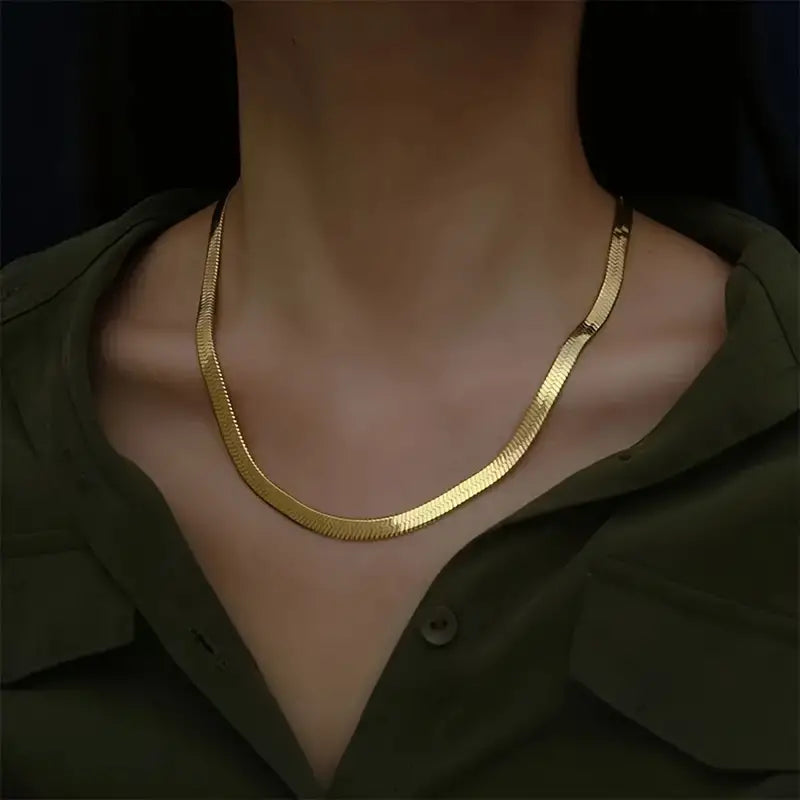 Stainless Steel Snack Chain Trendy Jewelry For Men, Women