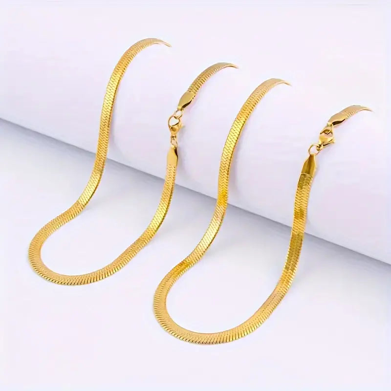Stainless Steel Snack Chain Trendy Jewelry For Men, Women