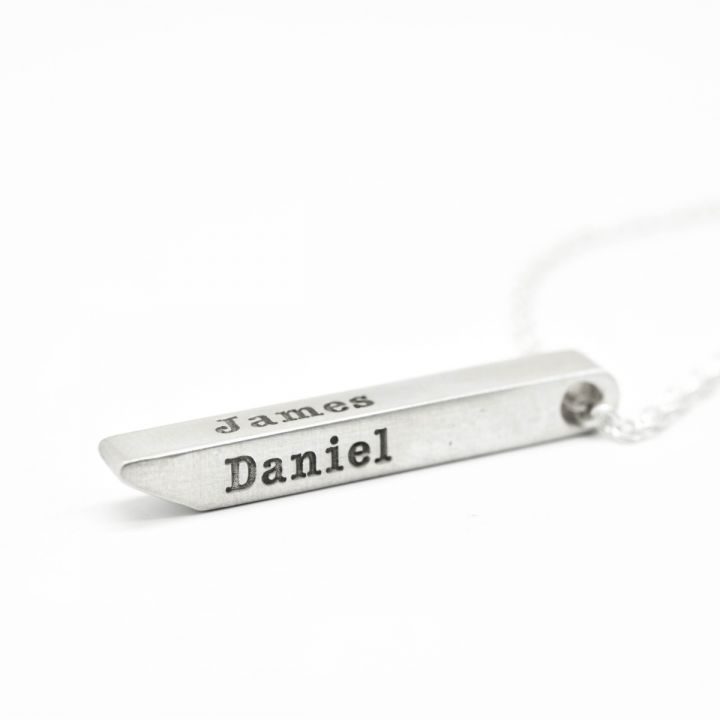 Personalized Bar Name Necklace