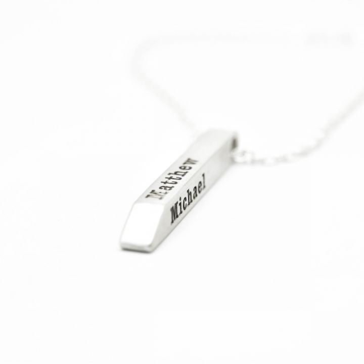 Personalized Bar Name Necklace