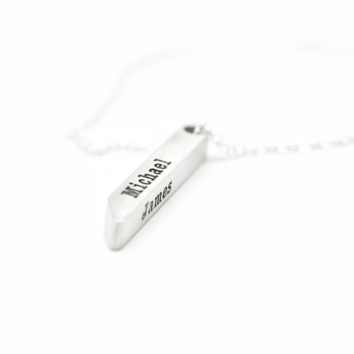 Personalized Bar Name Necklace