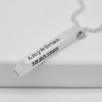 Personalized Bar Name Necklace