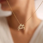 Customized Double Name Heart Necklace