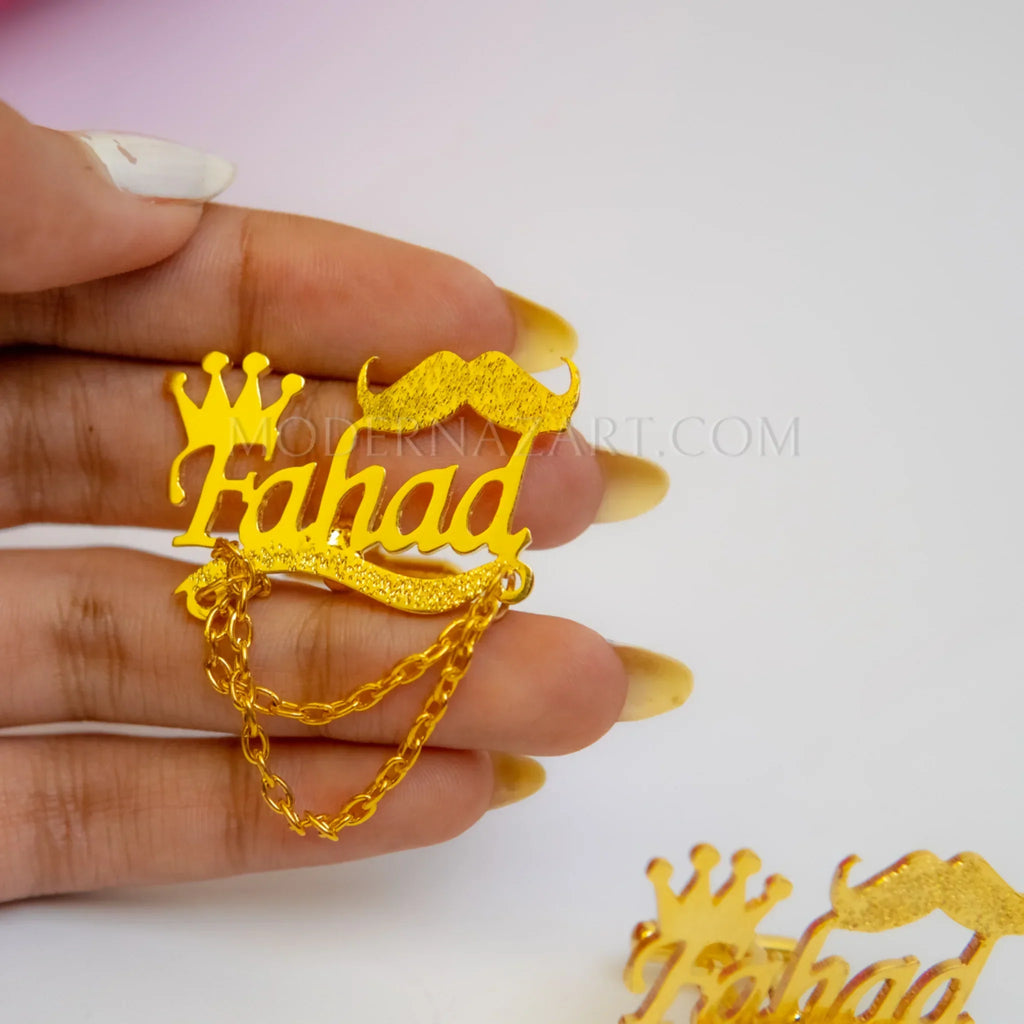 Name Cufflinks Customized Personalized