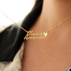 SIGNATURE NAME NECKLACE - GOLD PLATED