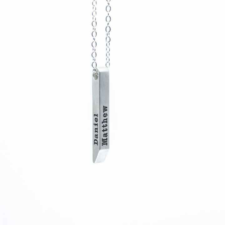 Personalized Bar Name Necklace