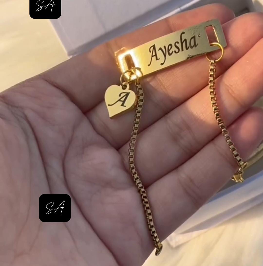 Engraved Name Bracelet