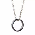Steel Ring Necklace